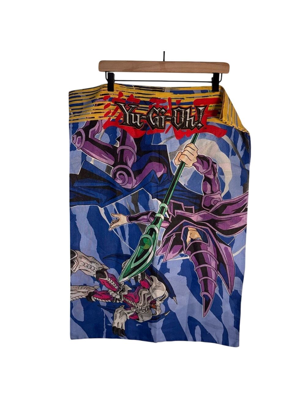 VINTAGE YU-GI-OH! Dark Magician & Dragon Graphic fandom cotton pillow case